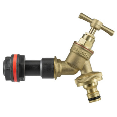 Water Butt Extension Kit 3/4" Bsp Brass Tap Snap On Connector from B&Q