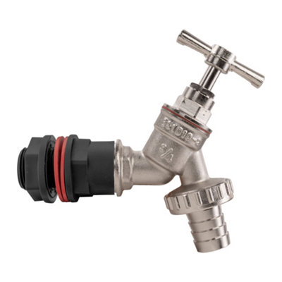 Nickel Bsp Water Butt Connector Set from B&Q