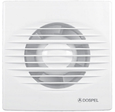 120mm Bathroom Extractor Fan Hygrostat Timer Wall Vent Rico from B&Q