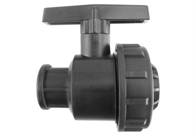 2Inch Bspf Polypropylene Single Union Full Flow Ball Valve Full Bore Bsp Female Threaded from B&Q