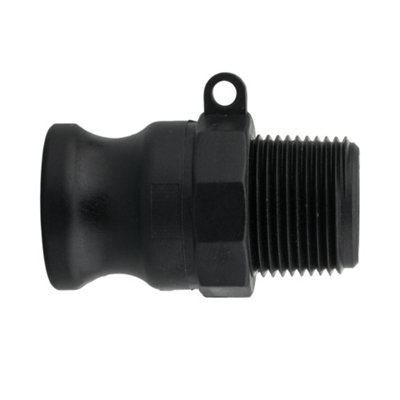 1/2Inch Camlock Coupling Type F Polypropylene Male Threaded Adapter To Female Camlock from B&Q