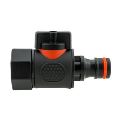 Swivel Bsp Female Inlet With Click Lock Snap On Male Valve  Plastic Swivel Connector from B&Q