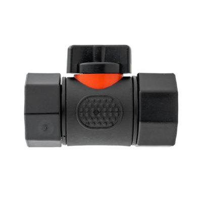  - Black Bsp Female In Line Soft Touch Valve For Plumbing And Irrigation
