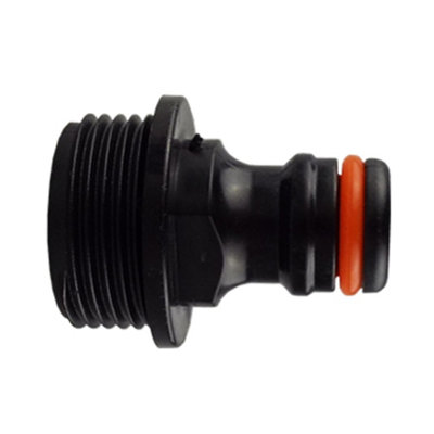 3/4" Bsp Male Tap Connector Click Lock Quick Connect Hose Adapter from B&Q