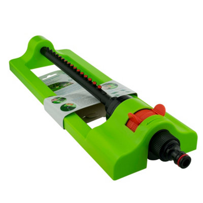 Cost Wise Oscillating Bar Sprinkler  Durable Plastic Adjustable Range Green Finish from B&Q