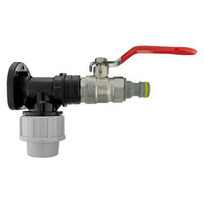 20mm Mdpe Wall Flange Kit 1/2 Inch Bsp Valve Tap Connector Quick Connect Pn10 from B&Q
