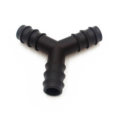 1 2Inch Irrigation Y Tee Connector  Plastic Barbed Push Fit Splitter For Garden And Agricultural Systems from B&Q