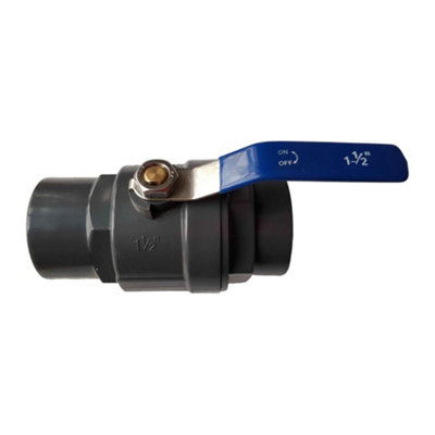 1.5" Bsp Female Ball Valve Pp Stopcock Stainless Steel Lever Valve from B&Q