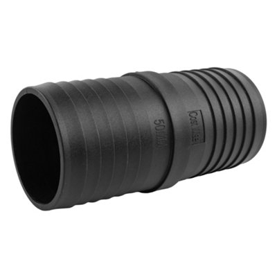 50mm Pond Hose Connector Straight Joiner Hose Tail Pipe Coupler from B&Q