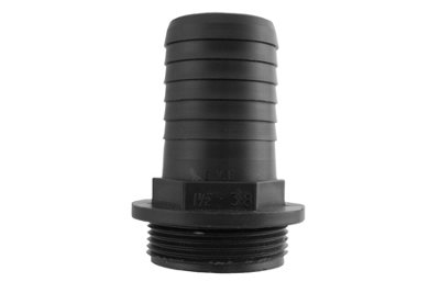 Pond Bspm Thread To 32mm Hose Barb Durable Plastic from B&Q