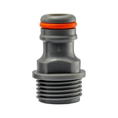 Hose Mender Connector 1/2 5/8 Inch Garden Hose Repair Joiner Plastic Fitting from B&Q