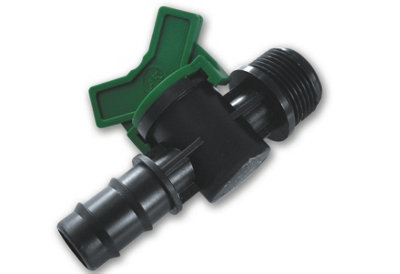 1/2In Irrigation In-Line Control Valve With 16mm Barb And Bsp Female Threaded OutletPlastic from B&Q