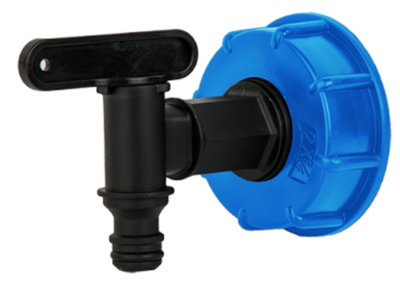 Ibc S60X6 Tap Kit 3/4 Inch Bsp Connector Snap On Hose Adapter Tank Fitting Set from B&Q