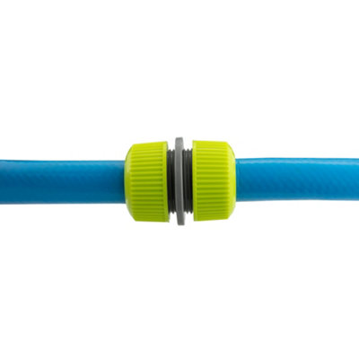 Hose Mender Connector 1/2 5/8 Inch Garden Hose Repair Joiner Plastic Fitting from B&Q