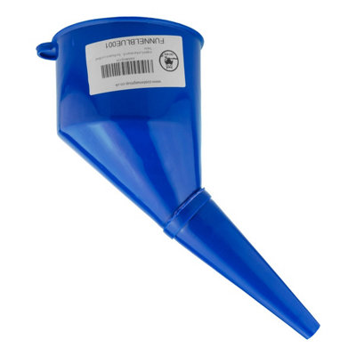  - Blue Angled Fuel Filling Funnel With Built-In Mesh FilterPolypropylene1 Pack120G