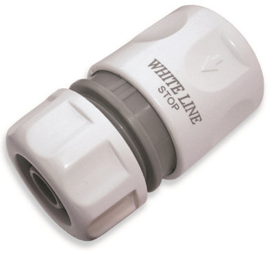  - Hose Connector With Stop 1/2" Or 5/8" Quick Connect Female Click Lock Irrigation Fitting