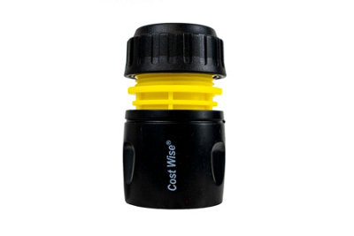  - Yellow  Hoses Plastic Female Click Lock Quick Connect Hose Connector For 1/2" Or 5/8" Hoses