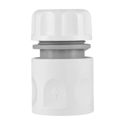  - 1/2" Hose Connector Female Quick Connect White Garden Hose Fitting