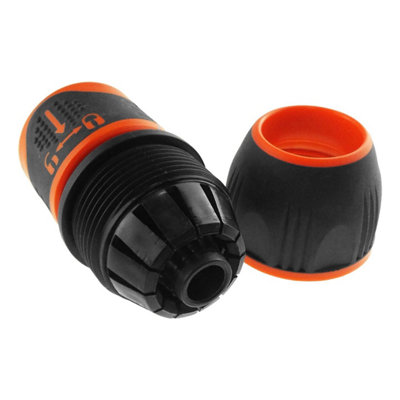 Cost Wise Click Lock Hose Connector 1/2 Inch To 3/4 Inch Garden Quick Connect Fitting from B&Q