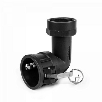 2 Inch Camlock Type D Elbow 90 Degree Bsp Female Polypropylene Coupling from B&Q