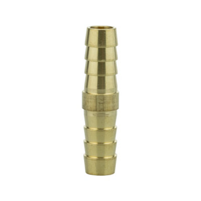  - Brass Straight Joiner 8mm Barb X1