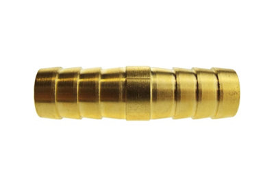 10mm Brass Inline Connector  Straight Hose Joiner For Pond Pumps Filters Waterfalls And Garden Irrigation from B&Q