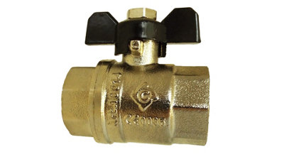  - Brass Chrome Ball Valve Bib Butterfly Valve 1/2 Inch Bspf F X1