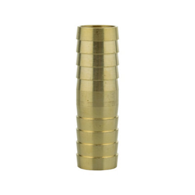  - Brass 15mm Straight Pipe Connector For Plumbing Irrigation And Pond Systems