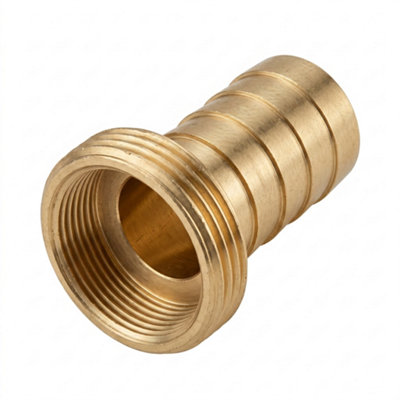  - Brass Tap Connector 3/4 Inch Bspm To 15mm Barb X1