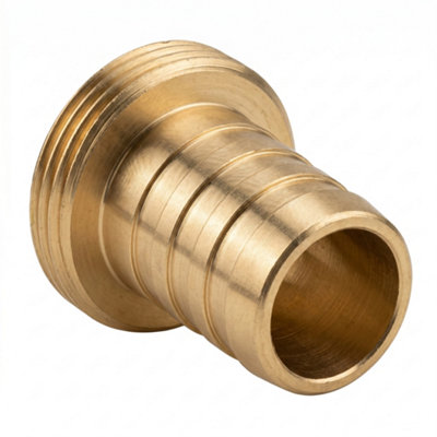  - Brass Tap Connector 3/4 Inch Bspm To 13mm Barb X1