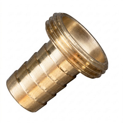  - Brass Tap Connector 1" Bspm To 25mm Barb X1