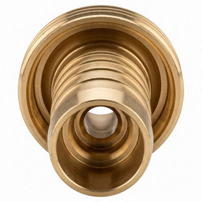  - Brass Tap Connector 1"  Bspm To 19mm Barb X1