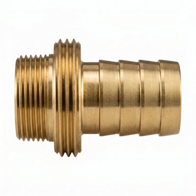  - Brass Tap Connector 1.25" Bspm To 32mm Barb X1