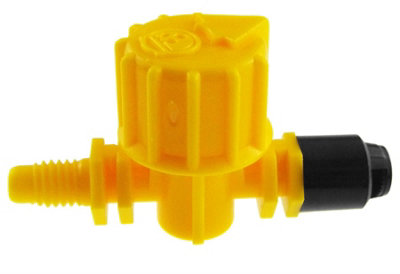  - 20X Antelco Micro Irrigation Vari Jet 90 Degree Adjustable Sprayer Black And Yellow