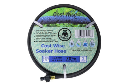 Cost Wise 1/2" Porous Soaker Hose 7.5M X30