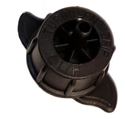 Turbo Turbulent Flow Drip Irrigation Dripper 4L Per Hour 4mm Output from B&Q
