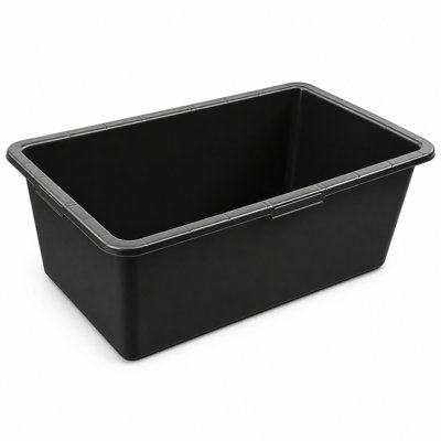 40 Litre Rectangular Heavy Duty Construction Mixing Bucket X2 from B&Q
