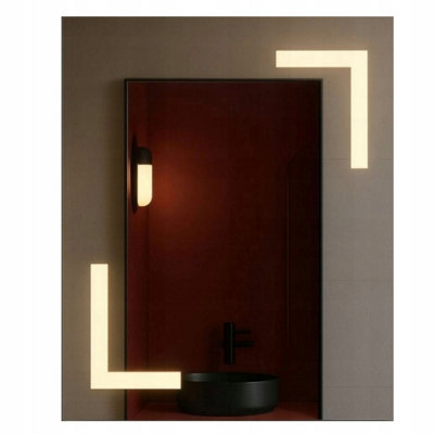  - Led Bathroom Mirror 60X80Cm Backlit Illuminated Frameless Aries