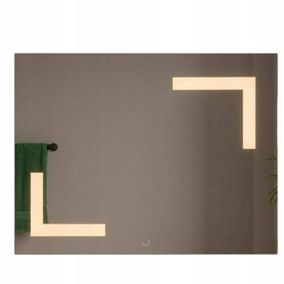  - Led Bathroom Mirror 40X50Cm Backlit Touch Sensor Dimmable Frameless Aries