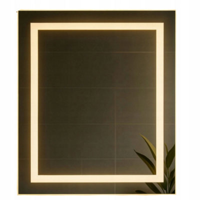  - Led Bathroom Mirror 50X70Cm Backlit Illuminated Frameless Luna
