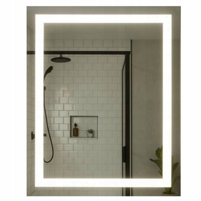  - Led Bathroom Mirror 60X60Cm Backlit Illuminated Frameless Luna