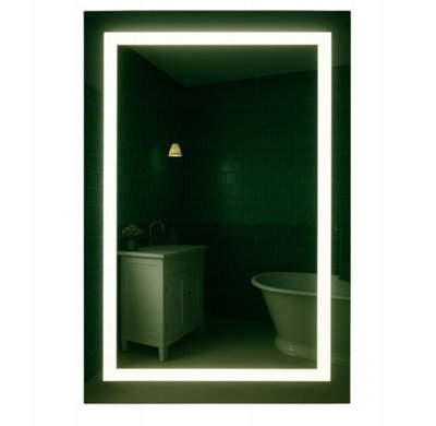  - Led Bathroom Mirror 60X80Cm Backlit Illuminated Frameless Luna