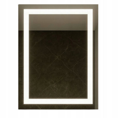  - Led Bathroom Mirror 80X90Cm Backlit Illuminated Frameless Luna