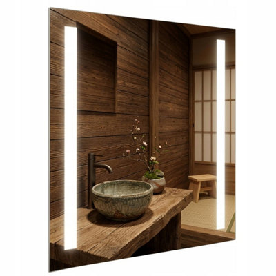  - Led Bathroom Mirror 40X50Cm Backlit Illuminated Frameless Virgo