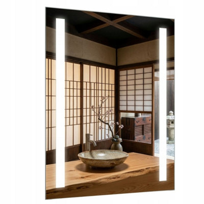  - Led Bathroom Mirror 40X60Cm Backlit Illuminated Frameless Virgo