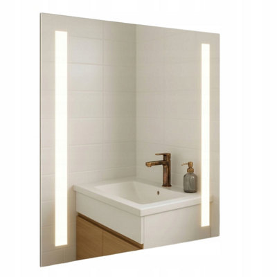  - Led Bathroom Mirror 80X80Cm Backlit Illuminated Frameless Virgo