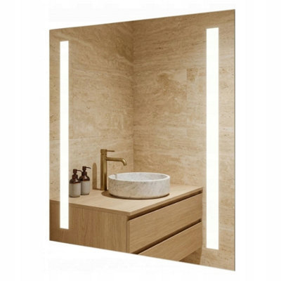  - Led Bathroom Mirror 90X90Cm Backlit Illuminated Frameless Virgo