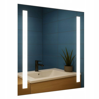  - Led Bathroom Mirror 100X90Cm Backlit Illuminated Frameless Virgo