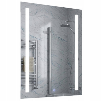  - Led Bathroom Mirror 70X80Cm Backlit Touch Sensor Dimmable Frameless Virgo
