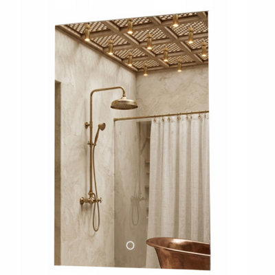  - Led Bathroom Mirror 40X50Cm Backlit Touch Sensor Dimmable Frameless Syriusz